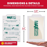 Catchmaster Max-Catch Mouse & Insect Glue Trap 36pk, Mouse Traps Indoor for Home, Sticky Pest Control Adhesive Tray for Catching Bugs, Bulk Classic Glue Boards