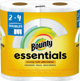 Bounty Essentials Select-A-Size Paper Towels, White, 2 Triple Rolls = 6 Regular Rolls - PureLivingMart