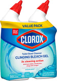 CLOROX Toilet Bowl Cleaner Clinging Bleach Gel, Ocean Mist, 24 Fl Oz, Pack of 2 (Package May Vary) - PureLivingMart