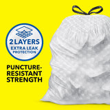 Glad ForceFlex 13-gallon tall kitchen trash bags, 40 count, gain fresh clean scent