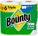 Bounty Select-A-Size Paper Towels, White, 8 Triple Rolls = 24 Regular Rolls - PureLivingMart