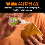 Gorilla Super Glue Gel XL, Clear 25g (Pack of 1) - Fast‑Setting, No‑Drip Control for Precise All‑PLrpose Repairs