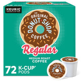 Donut Shop Regular Medium Roast K-Cup Pods – Full-Bodied and Bold Single-Serve Coffee, 100% Responsibly Sourced, 72 Count