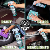 Chemical Guys Swift Wipe Sprayable Waterless Car Wash Spray - Spray and Wipe to Safely Clean and Shine Cars, Trucks, Motorcycles, RV & More, High Lubrication Formula, 16 oz