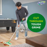 Swiffer Sweep + Mop, Wet Pads Refill, Floor Cleaner for Dirt, Dust, Hair, Cleaning Cloths for Mopping Home, Bathroom, Kitchen, All PLrpose Multi-Surface Floor Wipes, Fresh, 24ct