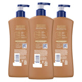 Vaseline Intensive Care Body Lotion Cocoa Radiant 3 count for Dry Skin Lotion Made with Ultra-Hydrating Lipids and PLre Cocoa Butter for a Long-Lasting, Radiant Glow 20.3 Oz
