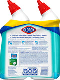 CLOROX Toilet Bowl Cleaner Clinging Bleach Gel, Ocean Mist, 24 Fl Oz, Pack of 2 (Package May Vary) - PureLivingMart