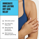 AmLactin Intensive Healing - Therapeutic Body Cream for Extremely Dry Skin - No-Scrub Exfoliator and Body Moisturizer Cream with 15% Lactic Acid AHA and Ceramides, 12 oz (Packaging May Vary)
