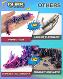 Rapean 8" 3D Printed Dragon Eggs, Easter Basket Stuffers for Kids and Teens, Unique Easter Toys & Decor for Children, Mysterious Dragon Toys Gifts for Boys & Girls (4 Pack)