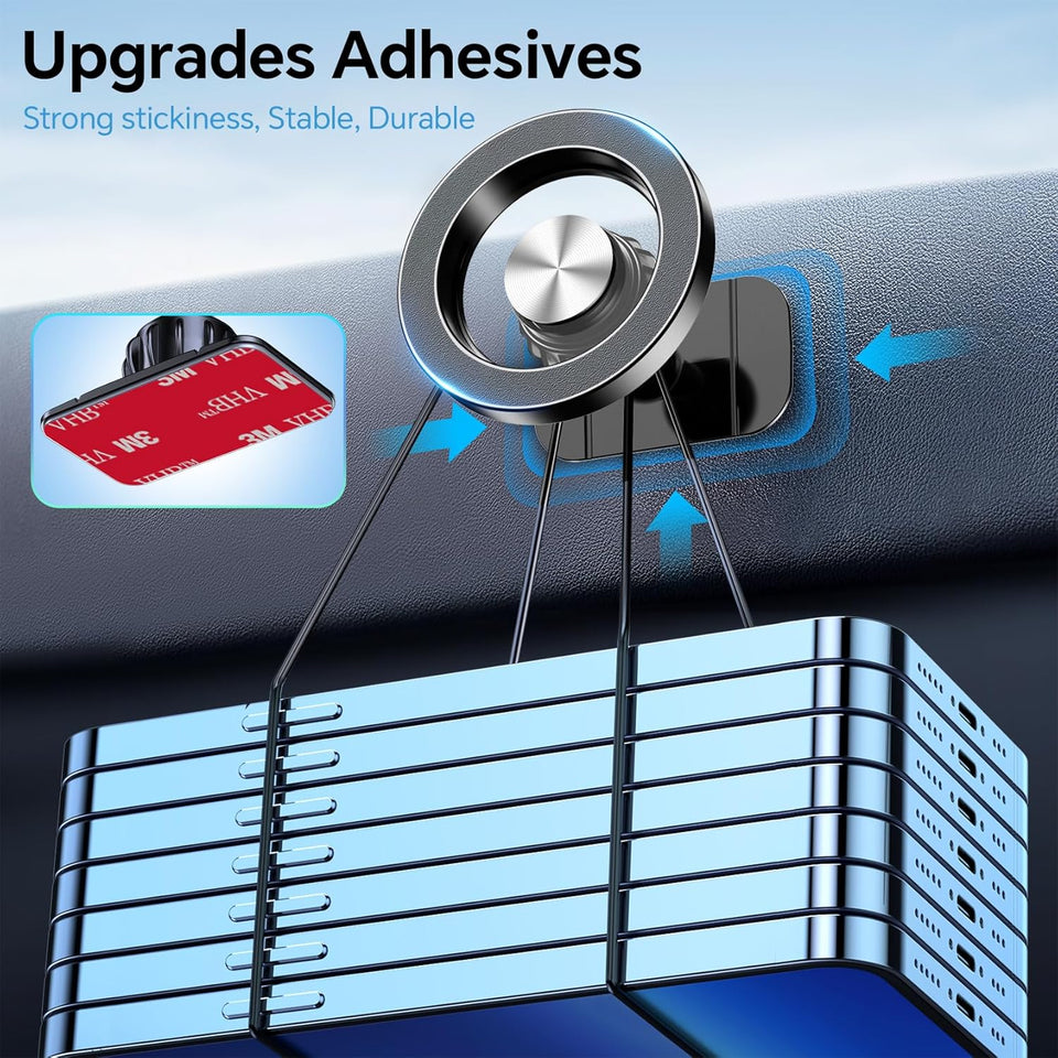 Kaistyle for Magsafe Car Mount‹ې20 Strong Magnets‹ÛÔMagnetic Phone Holder for Car Phone Holder Mount Dash Mounted Holders Cell Phone Holders for Your Car Accessories for Women Men for iPhone 17 16 15 14 - PureLivingMart