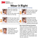 3M 8210 Particulate Respirator, N95, Pack of 20 Disposable Respirator, NIOSH APPROVED, Two-Strap Cup Style Design, Lightweight with Cushioning Nose Foam