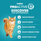 IAMS Proactive Health Dry Cat Food, Indoor Weight and Hairball Care Cat Food Dry Recipe, with Real Chicken in Every Bite, 7 lb. Bag