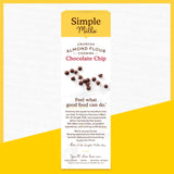 Simple Mills Almond Flour Chocolate Chip Cookies, Gluten Free and Delicious Crunchy Cookies, Organic Coconut Oil, Good for Snacks (Packaging May Vary)