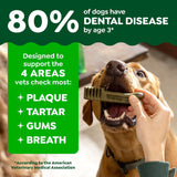 Greenies Veterinarian-Recommended Adult Natural Dental Dog Treats Petite Size, Dog Dental Chews, Original Flavor, 36 oz. Pack, 60 Count