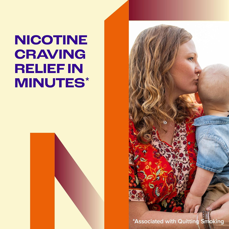 Nicorette Nicotine Gum Stop Smoking Aid, 2 mg, Fruit Chill Flavor - 200 Count