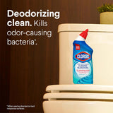 CLOROX Toilet Bowl Cleaner Clinging Bleach Gel, Ocean Mist, 24 Fl Oz, Pack of 2 (Package May Vary) - PureLivingMart