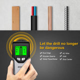 Stud Finder Wall Scanner - 5 in 1 Stud Finder Tool w/Smart Chip and HD LCD Display, Stud Detector Beam Finders for the Center and Edge of Wood AC Wire Metal Studs Joist Pipe (‎Silver Plate)
