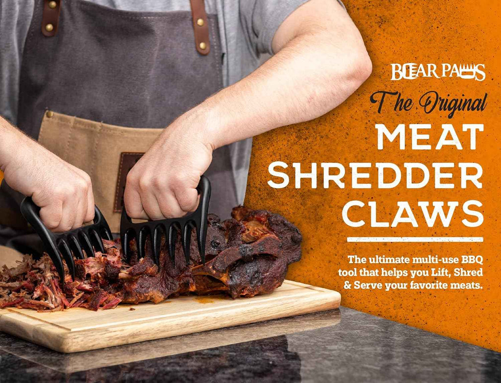 Bear Paws Meat Claws - Easily Shred, Pull, and Serve Pork, Chicken, Brisket, and Turkey