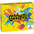 Gushers Tropical Fruit Flavored Snacks, Mini Pouches, 3 Ct, 1.32 oz