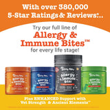 Zesty Paws Allergy Immune Bites - Dog Allergy Chews, Dog Probiotics for Itchy Skin and Ears, Lamb, 90ct