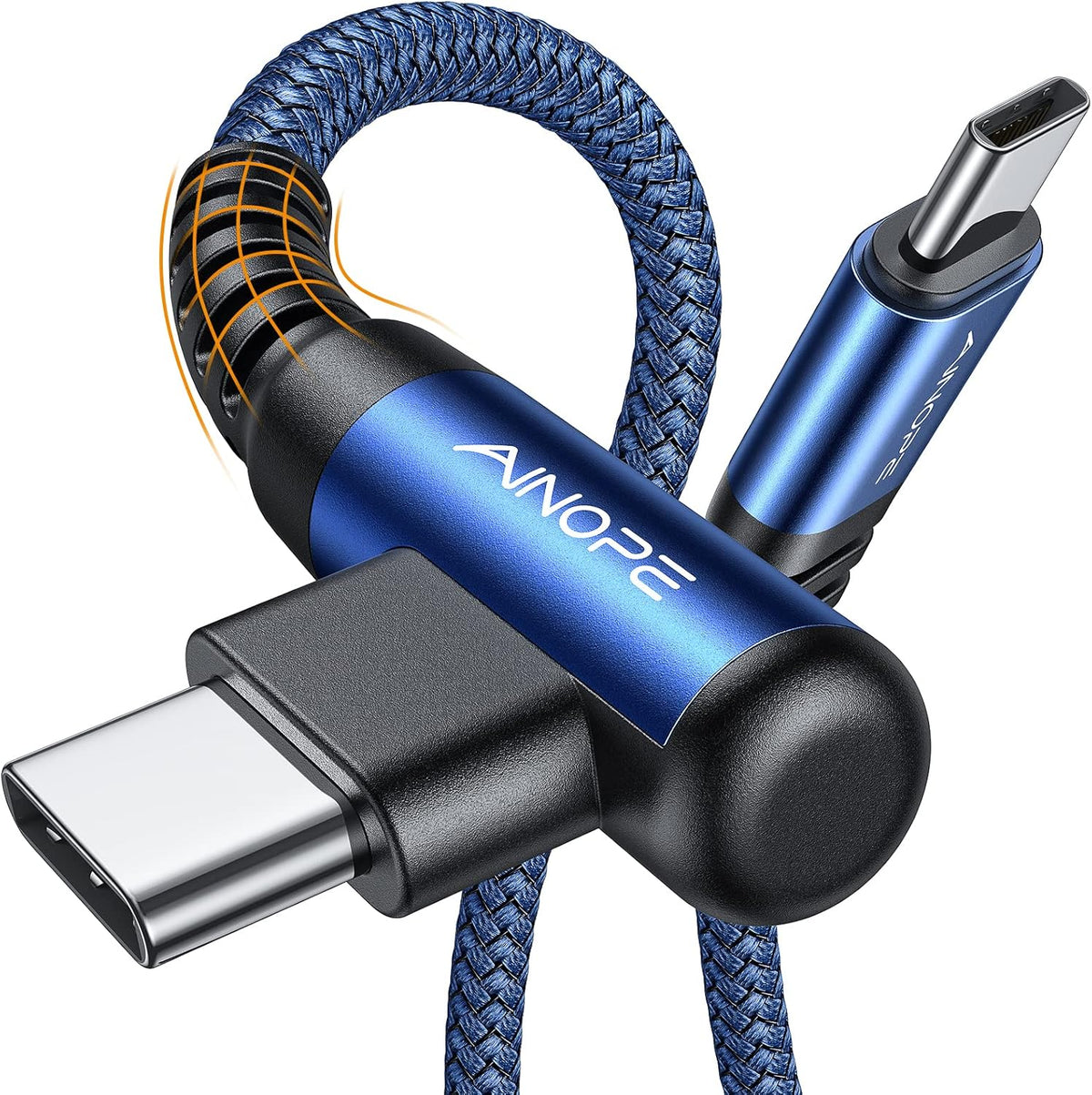ainope 60w 2-pack 6.6ft usb c to usb c cable fast charging phone charger for iphone 17 pro max accessories