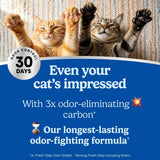 Fresh Step Heavy Duty Odor Block Advanced Multi Cat Clumping Litter with Febreze, 17.5 lb (Package May Vary)