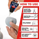Loctite Super Glue Ultra Gel Control, Clear, 0.14 fl oz Bottle, 1 Pack - Superglue for Plastic, Wood, Metal, Crafts & Repair, Cyanoacrylate Adhesive Instant Glue, Quick Dry