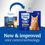 Fresh Step Heavy Duty Odor Block Advanced Multi Cat Clumping Litter with Febreze, 17.5 lb (Package May Vary)