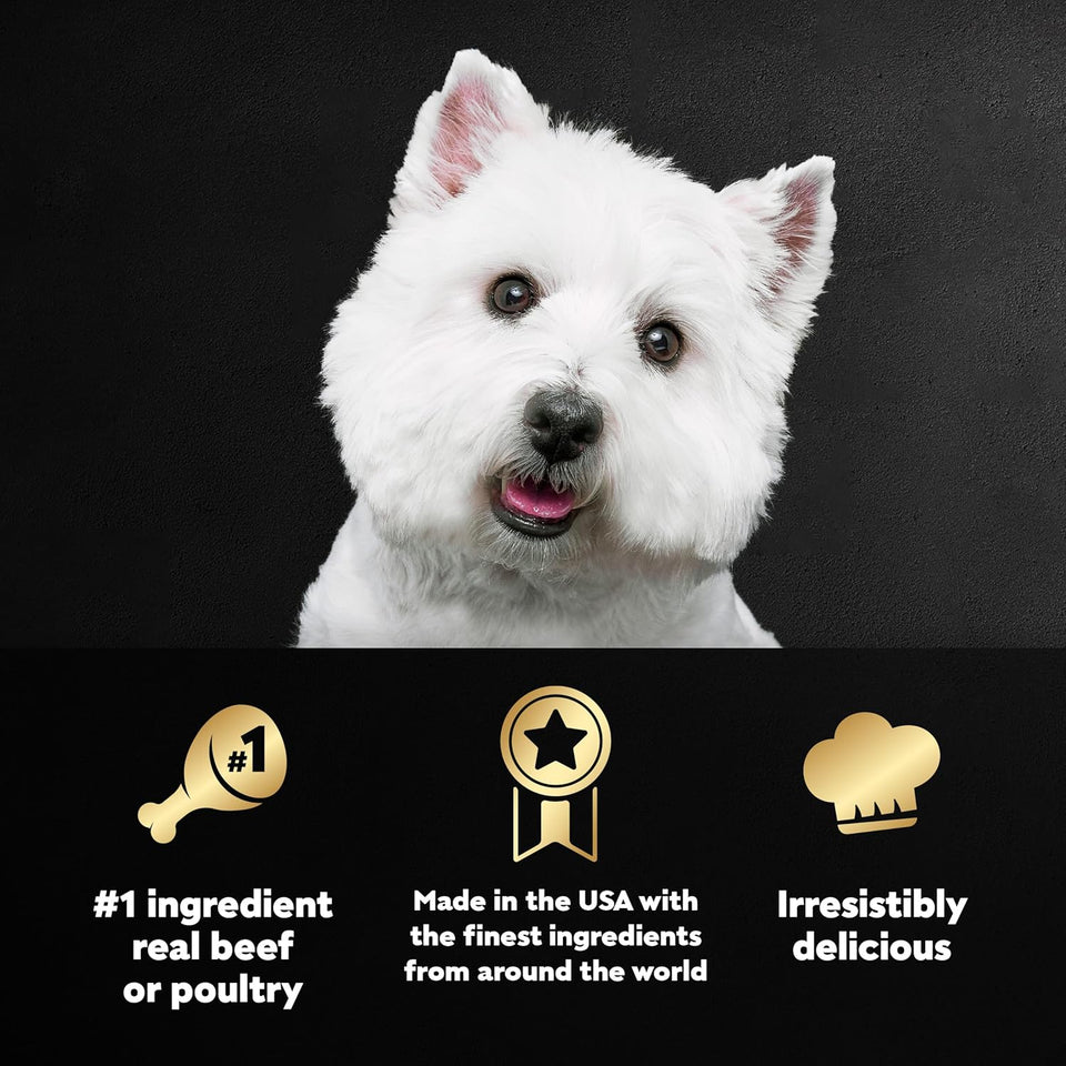 Cesar Wet Dog Food Classic Loaf in Sauce Grilled Chicken, Filet Mignon, Porterhouse Steak, Beef, Chicken & Liver and Turkey Variety Pack 3.5 oz. Easy Peel Trays (36 Count, Pack of 1)