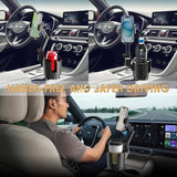 Phone Holders for Your Car, 2 in 1 Universal Cup Holder Expander Adjustable Base with Phone Mount, Long Arm with 360å¡Rotation Cup Holder Phones Mount for Car Compatible with All Smartphones - PureLivingMart