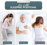 Utopia Bedding Bed Pillows for Sleeping Queen Size (White), Set of 2, Down Alternative Pillow for Sleeping, Cooling Hotel Quality Pillow Set for Back, Stomach or Side Sleepers