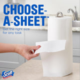 Scott Paper Towels, Choose-A-Sheet, 6 Double Rolls = 12 Regular Rolls (108 Sheets Per Roll) - PureLivingMart