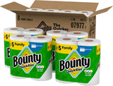 Bounty Quick Size Paper Towels, White, 8 Family Rolls = 20 Regular Rolls - PureLivingMart