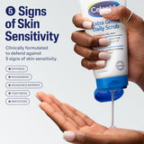 Cetaphil Exfoliating Face Wash, Extra Gentle Daily Face Scrub, Gently Exfoliates & Cleanses, For All Skin Types, Non-Irritating & Hypoallergenic, Suitable For Sensitive Skin, 6 Fl Oz, Pack of 2