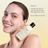 philosophy purity made simple one-step facial cleanser- with meadowfoam seed oil gently cleanses & melts away dirt, oil & stubborn makeup paraben-free face wash
