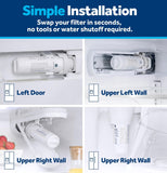 GE XWFE Refrigerator Water Filter, Genuine Replacement Filter, Certified to Reduce Lead, Sulfur, and 50+ Other ImPLrities, Replace Every 6 Months for Best Results, Pack of 1