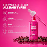 Marc Anthony Grow Long Scalp & Hair Serum - Anti-Breakage Formula Nourish, Strengthen & Hydrate Scalp & Hair Follicles - Natural Shine & Fuller-Looking Hair Strands from Root to Tip, 2 fl oz