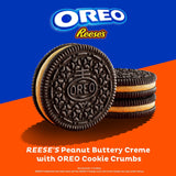 OREO REESE'S Peanut Buttery Creme Chocolate Sandwich Cookies, 12.35 oz