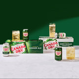 Canada Dry Zero Sugar Ginger Ale Soda, 12 fl oz cans, 12 pack