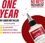 Catchmaster DEFIANT Premium Liquid Ant Killer, 1-Year Supply, Kills the Queen and Colony, No Mess Precision Bottle, Reusable Ant Traps Indoor & Outdoor, Pest Control Traps, Made in USA