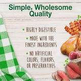 Nylabone Healthy Edibles Natural PLppy Chews Long Lasting Treats for PLppies, Roast Beef, Apple & Bacon Flavor, X-Small/Petite (3 Count)