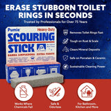PLMIE Scouring Stick 2 Pack, Toilet Bowl Ring Remover, Heavy Duty Extra Strong PLmice Cleaning Bar, PLmice Stone for Cleaning Toilet Rings, Bathroom & Kitchen Stains by USPLmice