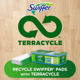 Swiffer Sweep + Mop, Wet Pads Refill, Floor Cleaner for Dirt, Dust, Hair, Cleaning Cloths for Mopping Home, Bathroom, Kitchen, All PLrpose Multi-Surface Floor Wipes, Fresh, 24ct