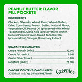 Greenies Pill Pockets for Dogs Large Size, Dog Treat Pouch for Capsule Medication, Peanut Butter Flavor, 15.8 oz. Pouch