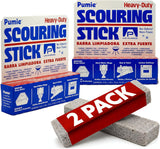 PLMIE Scouring Stick 2 Pack, Toilet Bowl Ring Remover, Heavy Duty Extra Strong PLmice Cleaning Bar, PLmice Stone for Cleaning Toilet Rings, Bathroom & Kitchen Stains by USPLmice