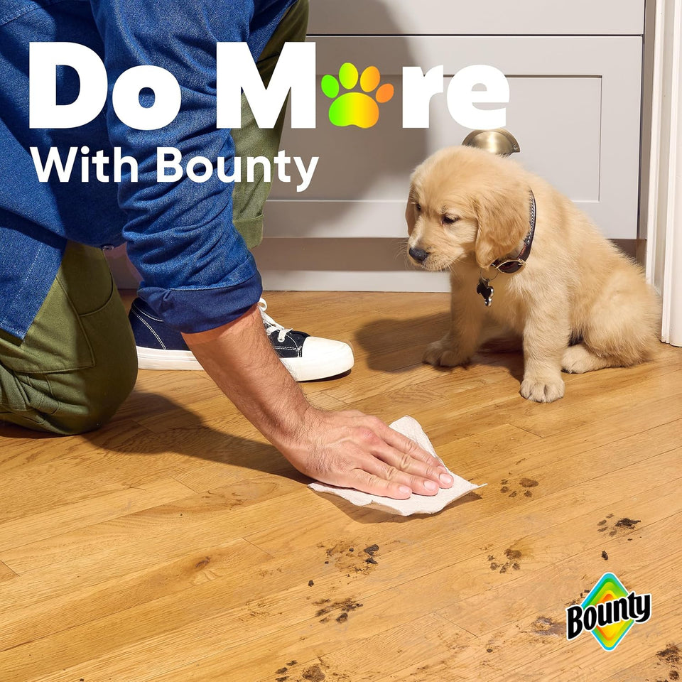 Bounty Select-A-Size Paper Towels, White, 8 Triple Rolls = 24 Regular Rolls - PureLivingMart