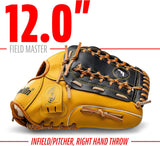 Franklin Sports Field Master Baseball + Softball Glove - Field Master Adult + Youth Baseball + Softball Mitt - Men's + Women's Gloves - Right Hand Throw