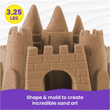 Kinetic Sand, 3.25lbs Beach Play Sand, Amazon Exclusive, Moldable Sensory Toys for Kids, Resealable Bag (Packaging May Vary), for Ages 3 and up