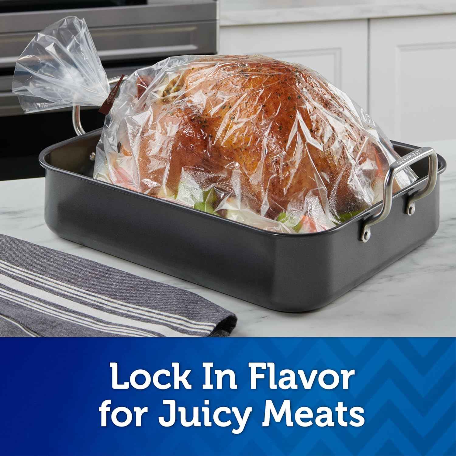 Reynolds Kitchens Turkey Size Oven Bags, Holds Up to 24 Pounds, 2 Count