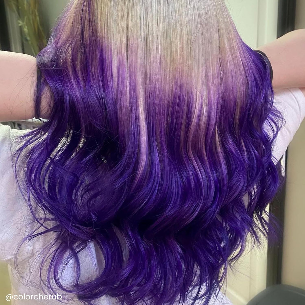 Arctic Fox Semi-Permanent Hair Dye Purple AF - Vegan, Cruelty-Free, Ammonia-Free, Conditioning - 8 Fl Oz